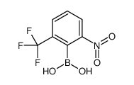 [2-Nitro-6-(trifluoromethyl)phenyl]boronic acid Structure