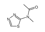 N-methyl-N-[1,3,4]thiadiazol-2-yl-acetamide结构式