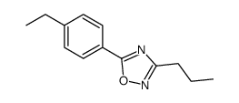 5-(4-Ethylphenyl)-3-propyl-1,2,4-oxadiazole结构式