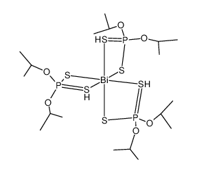 bismuth(III) tris(diisopropyldithiophosphate) Structure