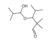 3-(α-hydroxy-isobutoxy)-2,2,4-trimethyl-valeraldehyde Structure