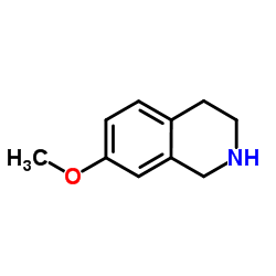 1,2,3,4-Tetrahydro-7-methoxyisoquinoline Structure