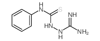 1-(diaminomethylideneamino)-3-phenyl-thiourea structure