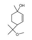 (1R,4R)-4-(2-methoxypropan-2-yl)-1-methylcyclohex-2-en-1-ol结构式