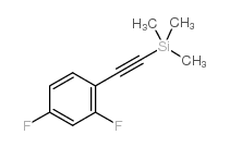 (2 4-difluorophenylethynyl)trimethylsil& Structure