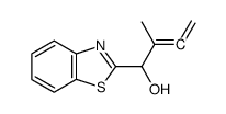 2-Benzothiazolemethanol,alpha-(1-methyl-1,2-propadienyl)-(9CI)结构式
