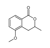 (+/-)-5-methoxy-3-methyl-3,4-dihydroisocoumarin结构式