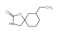 1-Oxa-3-azaspiro[4.5]decan-2-one,7-ethyl-(7CI,8CI) structure