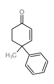 4-methyl-4-phenyl-cyclohex-2-en-1-one structure