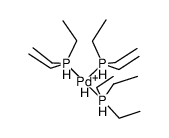 hydridotris(triethylphosphine)palladium(II)结构式