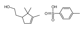 4-methylbenzenesulfonic acid,2-(2,2,3-trimethylcyclopent-3-en-1-yl)ethanol结构式