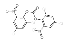 bis(2,4-dichloro-6-nitro-phenyl) carbonate structure