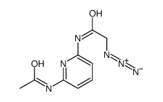 N-(6-acetamidopyridin-2-yl)-2-azidoacetamide结构式