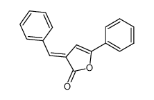 γ-phenyl-α-phenylmethylene-Δβ,γ-butenolide结构式