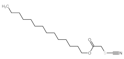 Acetic acid,2-thiocyanato-, tetradecyl ester picture