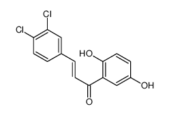 3-(3,4-dichlorophenyl)-1-(2,5-dihydroxyphenyl)prop-2-en-1-one Structure