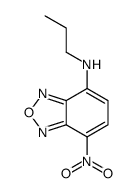 4-nitro-N-propyl-2,1,3-benzoxadiazol-7-amine结构式