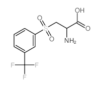 L-Alanine,3-[[3-(trifluoromethyl)phenyl]sulfonyl]-结构式