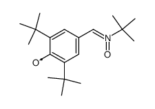 2,6-di-tert-butyl-4-[(tert-butylimino)methyl]phenoxy N-oxide结构式