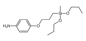 4-[3-[methyl(dipropoxy)silyl]propoxy]aniline Structure