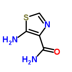 5-胺基噻唑-4-甲酰胺结构式