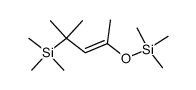 4-trimethylsilyl-2-trimethylsilyloxy-4-methylpent-2-ene Structure