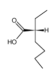 R-(-)-2-ethylhexanoic acid Structure