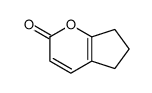 6,7-dihydro-5H-cyclopenta[b]pyran-2-one结构式