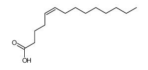 (5Z)-5-Tetradecenoic acid结构式