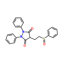 (+/-)-Sulfinpyrazone structure