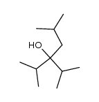 3-isopropyl-2,5-dimethyl-hexan-3-ol结构式