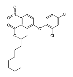 nonan-2-yl 5-(2,4-dichlorophenoxy)-2-nitrobenzoate结构式