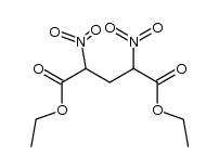 2,4-dinitro-glutaric acid diethyl ester结构式