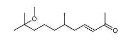 10-methoxy-6,10-dimethylundec-3-en-2-one Structure