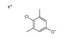 potassium 4-chloro-3,5-xylenolate Structure