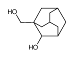 2-hydroxy-1-adamantanomethanol Structure