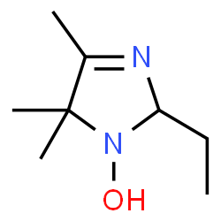 1H-Imidazole, 2-ethyl-2,5-dihydro-1-hydroxy-4,5,5-trimethyl- (9CI) Structure