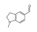 1-Methylindoline-5-carboxaldehyde 97 Structure