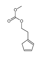 2-cyclopenta-1,3-dien-1-ylethyl methyl carbonate Structure
