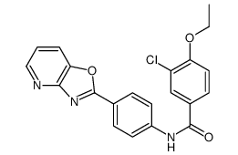 3-chloro-4-ethoxy-N-[4-([1,3]oxazolo[4,5-b]pyridin-2-yl)phenyl]benzamide结构式