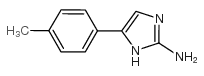 5-(4-甲基苯)-1H-咪唑-2-胺结构式