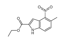 ethyl 5-methyl-4-nitro-1H-indole-2-carboxylate Structure