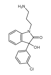 1-(3-aminopropyl)-3-(3-chlorophenyl)-3-hydroxyindol-2(3H)-one Structure