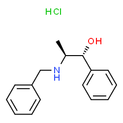 [R-(R*,S*)]-alpha-[1-(benzylamino)ethyl]benzyl alcohol hydrochloride structure