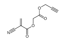 (2-oxo-2-prop-2-ynoxyethyl) 2-cyanoprop-2-enoate Structure