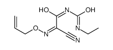 2-(ethylcarbamoylamino)-2-oxo-N-prop-2-enoxyethanimidoyl cyanide结构式