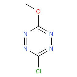 3-Chloro-6-methoxy-1,2,4,5-tetrazine Structure