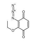 2-azido-3-ethoxycyclohexa-2,5-diene-1,4-dione结构式