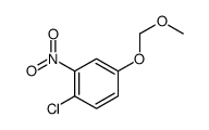 1-chloro-4-(methoxymethoxy)-2-nitrobenzene Structure