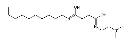 N-decyl-N'-[2-(dimethylamino)ethyl]butanediamide结构式